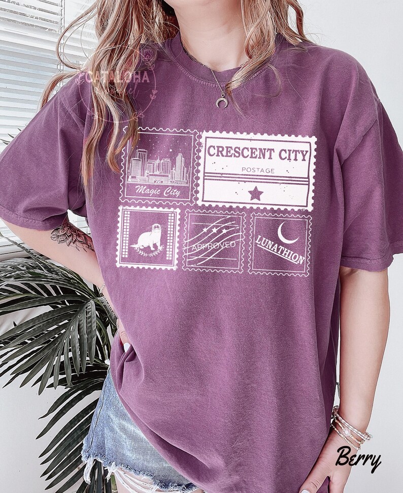 Crescent City Postal Service, House of Earth and Blood, Crescent city otter, Sarah J Maas, Crescent City shirt, Lunathion otter postal image 9