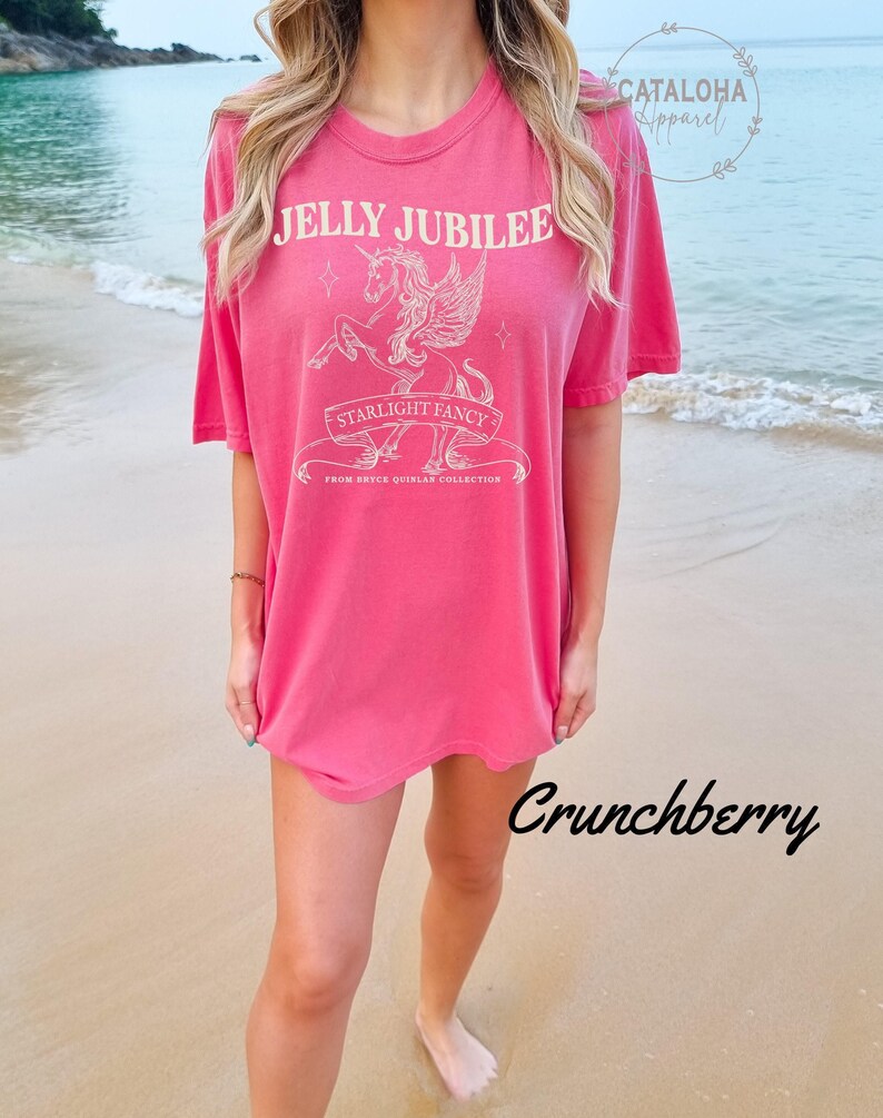 Jelly Jubilee shirt, Jelly Jubilee Crescent City, Shirt, Bryce Quinlan, HOEAB Sarah J Maas Merch, Bryce Quinlan Lunathion, Reading t-shirt image 10