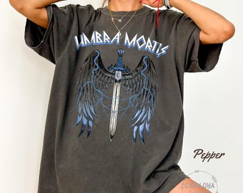 LICENSED, Comfort Colors, Umbra Mortis Hunt t-shirt, Bryce Danika Ruhn Danaan Rhysand, Sarah J Maas, Crescent City tshirt, Ruhn Danaan tee