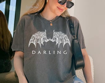 Comfort colors bookish shirt, A Court of Mist and Fury shirt, Sarah J Maas t-shirt Gift Rhysand, Acotar, Darling, Darling Feyre