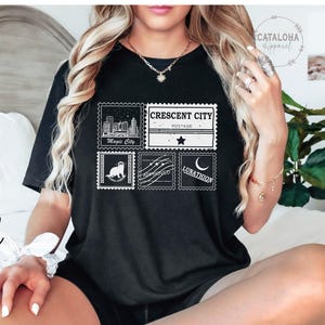 Crescent City Postal Service, House of Earth and Blood, Crescent city otter, Sarah J Maas, Crescent City shirt, Lunathion otter postal image 4
