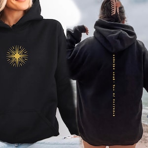 Bryce tattoo hoodie, through love all is possible, Bryce Quinlan hoodie, Starborn hoodie, Crescent City merch, House of Earth and Blood,