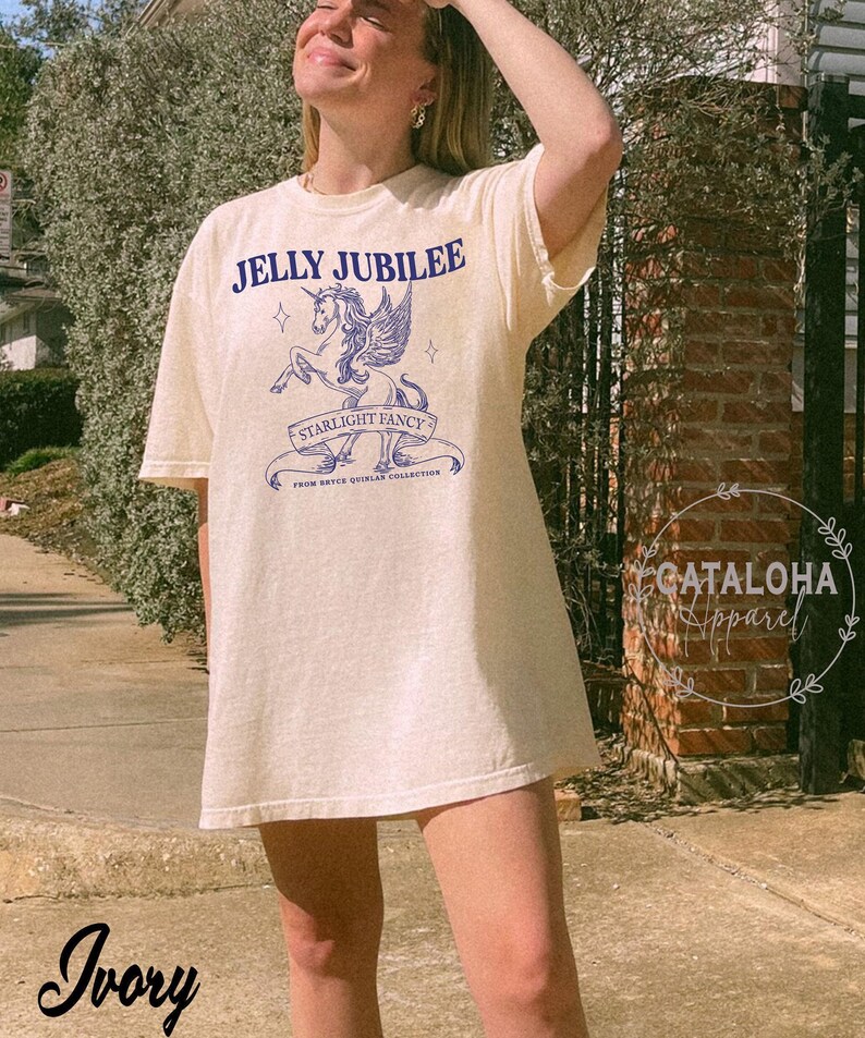 Jelly Jubilee shirt, Jelly Jubilee Crescent City, Shirt, Bryce Quinlan, HOEAB Sarah J Maas Merch, Bryce Quinlan Lunathion, Reading t-shirt image 12