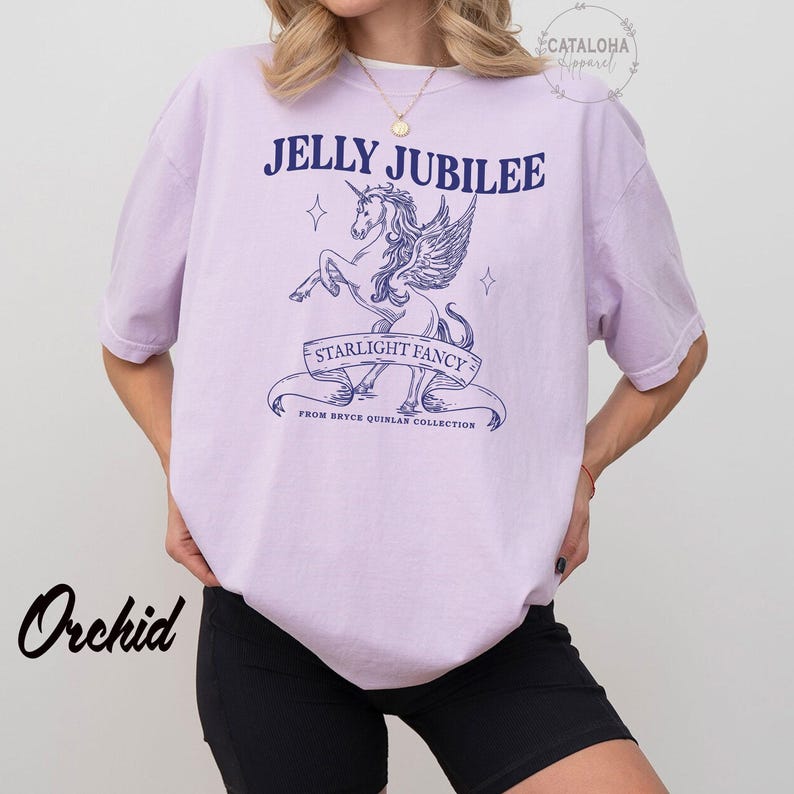 Jelly Jubilee shirt, Jelly Jubilee Crescent City, Shirt, Bryce Quinlan, HOEAB Sarah J Maas Merch, Bryce Quinlan Lunathion, Reading t-shirt image 11