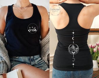 Racerback Tank, Feyre's Tattoo Shirt, Feyre's Tattoo ACOTAR, The Night Court shirt, A Court of Thorns, The City of Starlight, ACOTAR tank