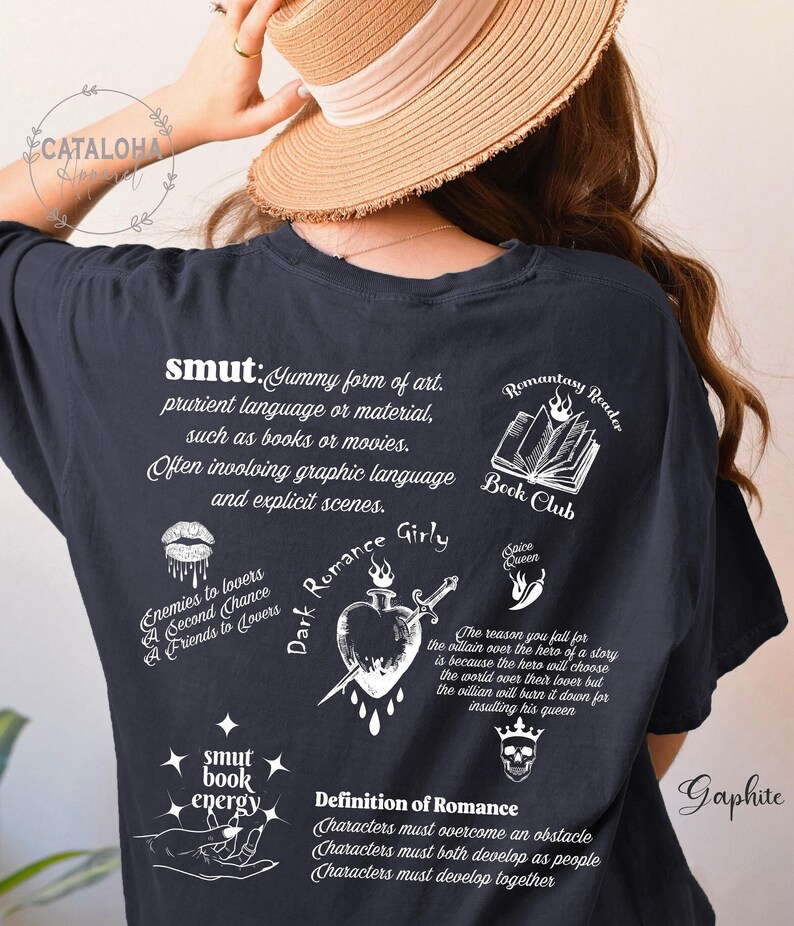 Smut reader shirt, smut book, spicy book shirt, Spicy book gift, smut stuff, smut book lover gift, Romance book gift, Romance Reader image 2