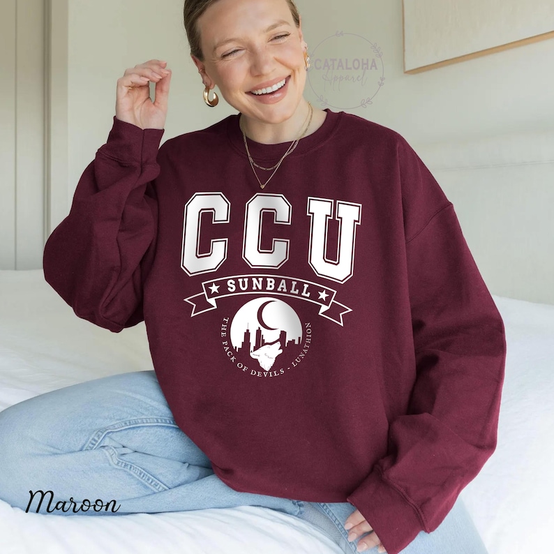 Crescent City Sunball sweatshirt, Bryce Quinlan, Athalar, Lunathion, Crescent City Postal Service Sweater, Crescent City Merch, light it up imagem 3