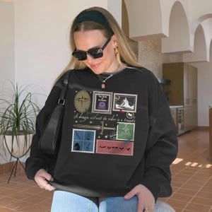 Sudadera de la Escuela de Guerra Basgiath, sudadera de la Cuarta Ala, Violet Sorrengail, Xaden Riorson, sudadera de Jinete de Dragón, regalo para amantes de los libros de fantasía imagen 3