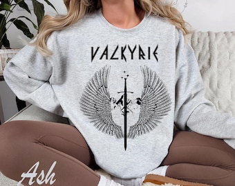 Valkyrie ACOSF Sweatshirt, Throne Of Glass, Nesta Archeron, Gwyn Emerie Cassian Azrie,l Illyrian Training, Valkrie training camp, ACOTAR
