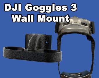 DJI FPV Goggles 3 Wall Mount: Durable PETG Holder