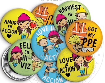 Best Life Ever Button Badge Pin Set - LDC - Girls