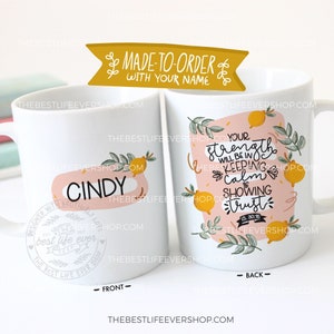 Lemon Party "Sua força estará em manter a calma e demonstrar confiança" Caneca de cerâmica de 11 oz - presentes jw - ministério jw - presentes pioneiros jw -