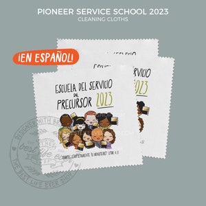 Escuela del Servicio de Precursor 2024 - Microfiber Cleaning Cloth - jw gifts - best life ever- sold individually