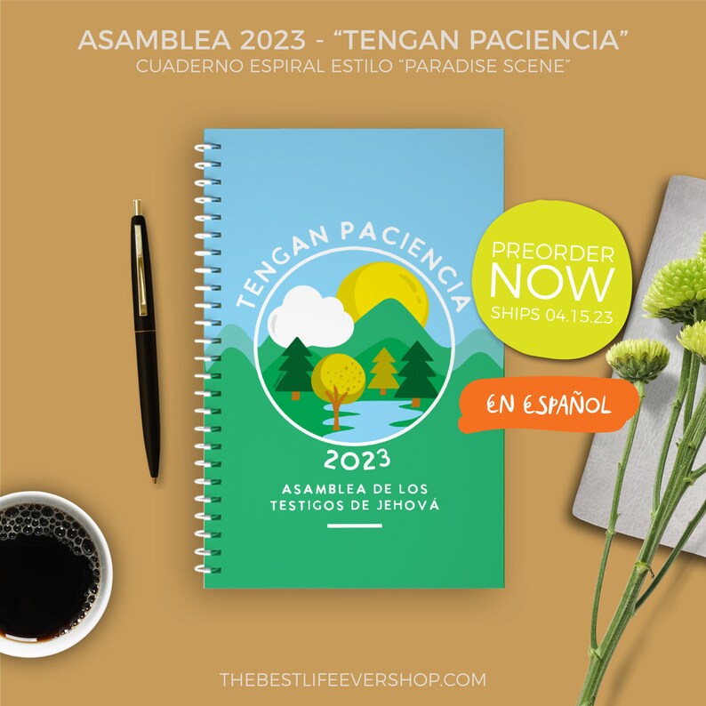 Cuaderno para la Asamblea Regional 2023 Tengan Paciencia Etsy Schweiz