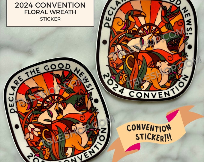 VINYL STICKER: Declare the Good News! Convention PARADISE - best life ever - jw pioneer gifts - convention keepsake