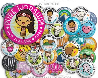 AUCKLAND, NEW ZEALAND - 2025 Pure Worship Special Convention Button Pins