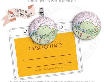2025 Pure Worship Convention Badge Holder - HAPPY MOUNTAIN - regional convention - jw- bestlifeever - jw gifts - special convention