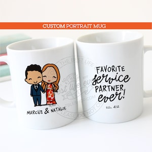 Taza de retrato personalizada Regalos JW personalizados ministerio jw regalos pioneros de jw ske aniversario mejor vida de todos jw org imagen 1