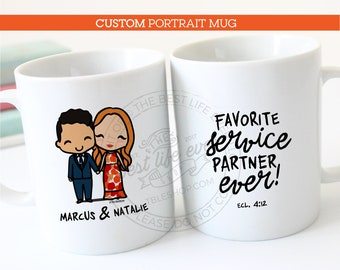 Custom Portrait Mug - Personalized JW gifts - jw ministry - jw pioneer gifts - ske - anniversary -best life ever - jw org