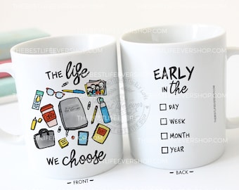 The Life We Choose / Early in the Day 11 oz Ceramic Coffee Mug - jw gifts - jw ministry - jw pioneer gifts - best life ever