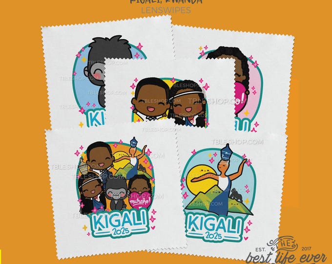 2025 Special Convention Microfiber Cleaning Cloth Lens Wipe - KIGALI RWANDA - jw gifts - best life ever- sold individually