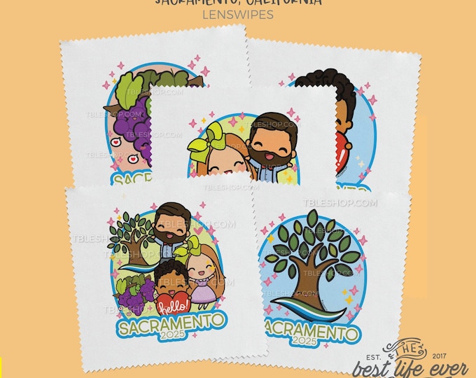 2025 Special Convention Microfiber Cleaning Cloth Lens Wipe - SACRAMENTO CALFORNIA - jw gifts - best life ever- sold individually