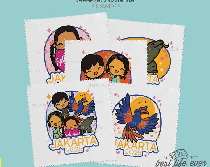 2025 Special Convention Microfiber Cleaning Cloth Lens Wipe - JAKARTA INDONESIA - jw gifts - best life ever- sold individually