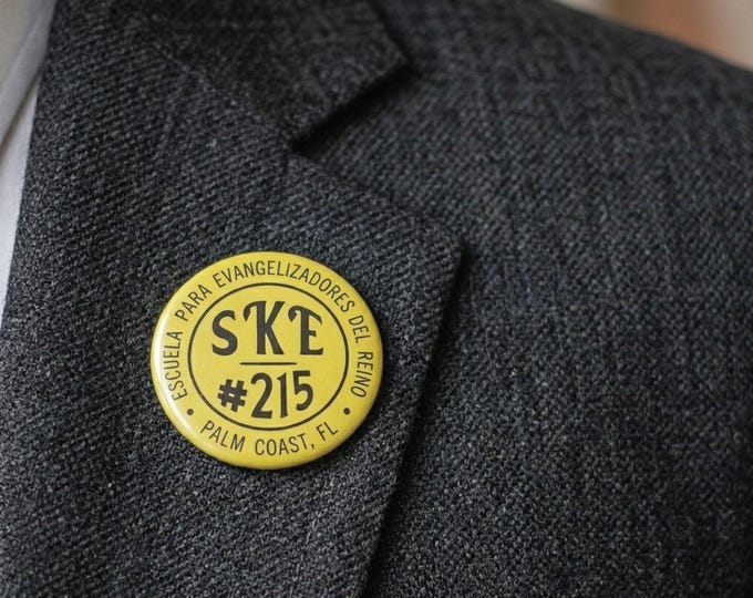 Custom Retro SKE Button Pin Set – School for Kingdom Evangelizers, JW Pioneer Gift