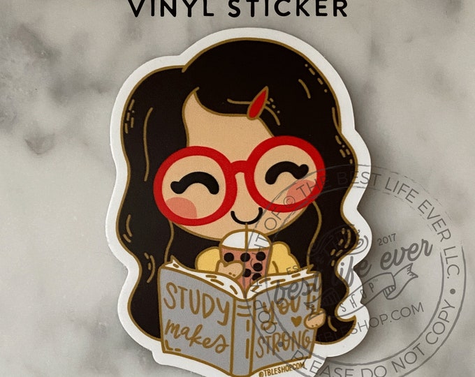 VINYL STICKER Study Friends - Study girl - gifts for sisters - jw service year - jw pioneer gifts - best life ever - gifts elders wives
