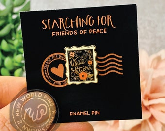 Letter Witnessing Enamel Pin-  Letter Stamp Enamel Pin - jw gifts - pioneer - best life ever