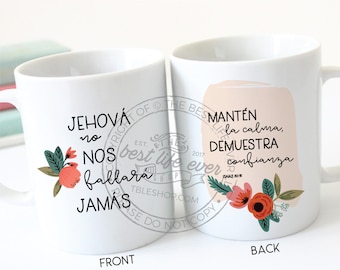 Mantén la calma, demuestra confianza 11 oz Ceramic Coffee Mug - jw gifts - jw ministry - jw pioneer gifts - best life ever