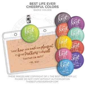 Best Life Ever Convention Badge Holder 2024 regional convention Declare the Good News jw bestlifeever jw gifts special convention image 1