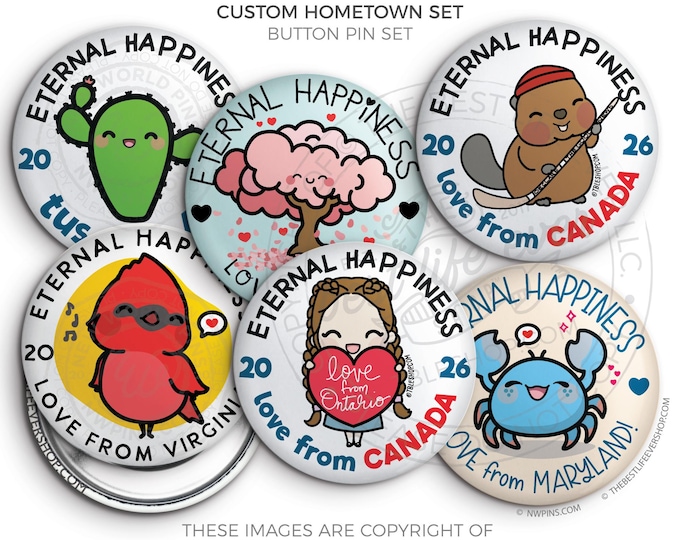 CUSTOM 2026 International Convention Button Pin Set  jw gifts - jw, convention gifts, regional convention