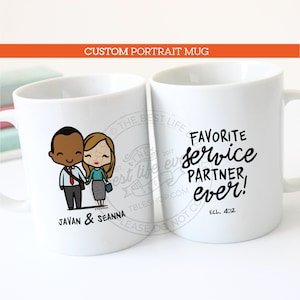 Taza de retrato personalizada Regalos JW personalizados ministerio jw regalos pioneros de jw ske aniversario mejor vida de todos jw org imagen 3