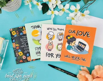 The 4 Piece Greeting Card Set -  jw gifts - pioneer gifts - best life ever - jw - elder appreciation