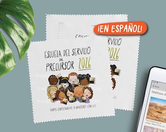 2026 Escuela del Servicio de Precursor  - Microfiber Cleaning Cloth Lens Wipe - jw gifts - best life ever- sold individually