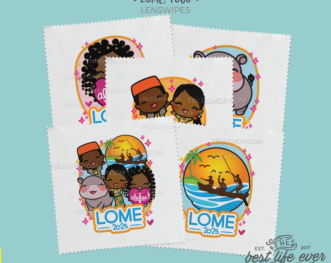 2025 Special Convention Microfiber Cleaning Cloth Lens Wipe - LOME TOGO - jw gifts - best life ever- sold individually