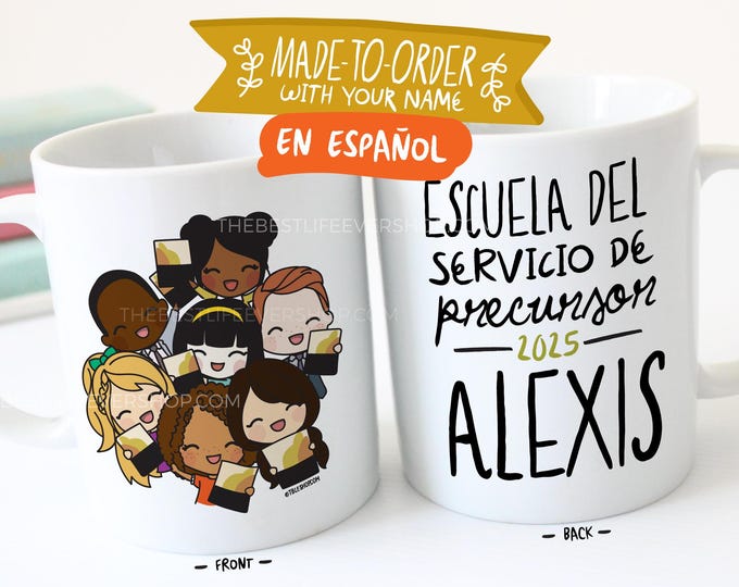Taza Personalizada de 11Oz - Escuela del Servicio de Precursor 2025