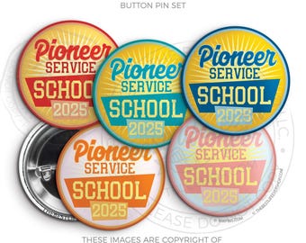 2025 Pioneer School RETRO LOGO - jw ministry - jw pioneer gifts - best life ever - jw org