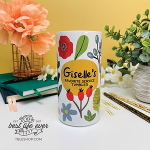 Personalized Jehovah Makes It Grow 12 oz Travel Mug/Tumbler- jw gifts - jw ministry - best life ever - jw pioneer - letter writing mug