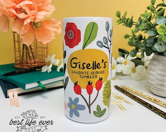 Personalized Jehovah Makes It Grow 12 oz Travel Mug/Tumbler- jw gifts - jw ministry - best life ever - jw pioneer - letter writing mug