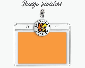 Spirituality and Safety LDC/DRC Badge Holder - Porta Solapa - jw gifts - jw - bestlifeever - disaster relief