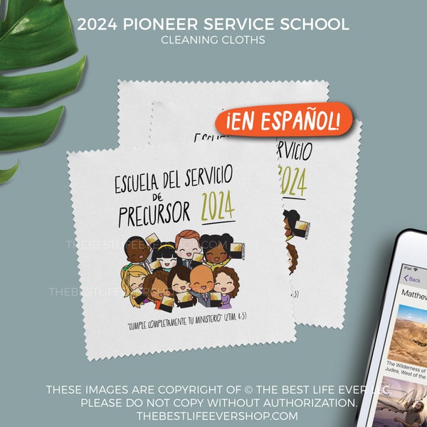 Escuela del Servicio de Precursor 2024 - Microfiber Cleaning Cloth - jw gifts - best life ever- sold individually
