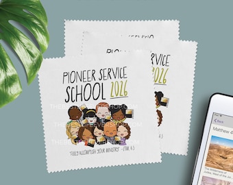 2026 Pioneer Service School Microfiber Cleaning Cloth Lens Wipe