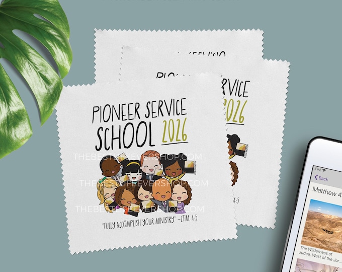 2026 Pioneer Service School Microfiber Cleaning Cloth Lens Wipe