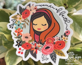 JW STICKER Woman of Faith Vinyl Sticker - jw pioneer gifts - best life ever