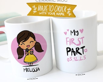 Personalized "My First Part" - 11 oz Ceramic Mug - best life ever - jw gifts - jw ministry - gifts for sisters - gift for kids