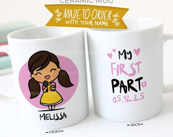 Personalized "My First Part" - 11 oz Ceramic Mug - best life ever - jw gifts - jw ministry - gifts for sisters - gift for kids