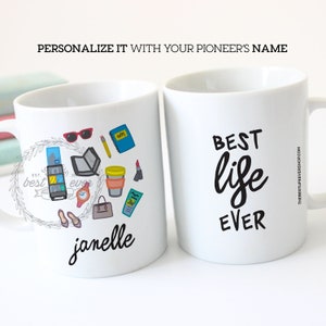 Sisters Service Essentials Best Life Ever 11 oz keramische koffiemok - jw gifts - jw Ministry - jw pioneer gifts - jw