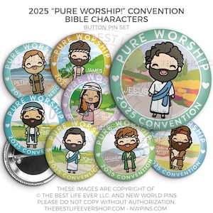2025 Pure Worship Convention - BIBLE CHARACTERS - jw gifts - jw, convention gifts, special convention